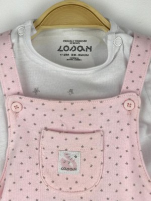 Losan Niña Conjunto Peto Braguita Cm Fantasy World