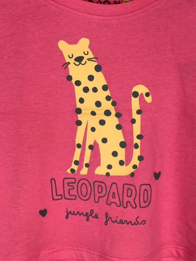 Losan Niña Conjunto Short Y Cm Leopard