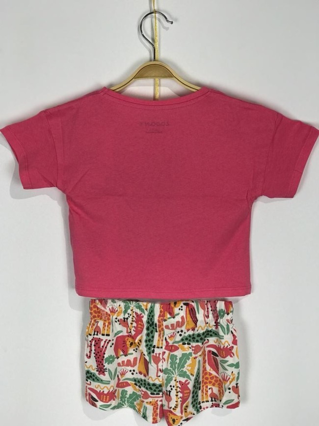 Losan Niña Conjunto Short Y Cm Leopard