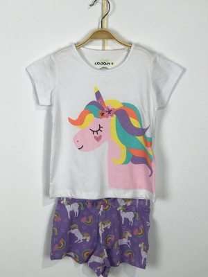Losan Niña Conjunto Short Cm Unicornio