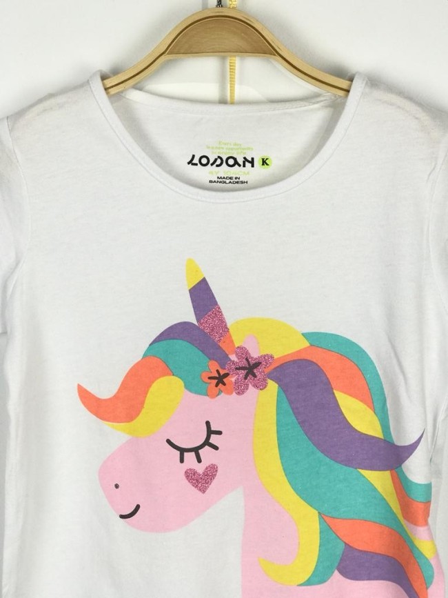 Losan Niña Conjunto Short Cm Unicornio