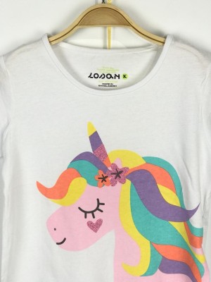 Losan Niña Conjunto Short Cm Unicornio