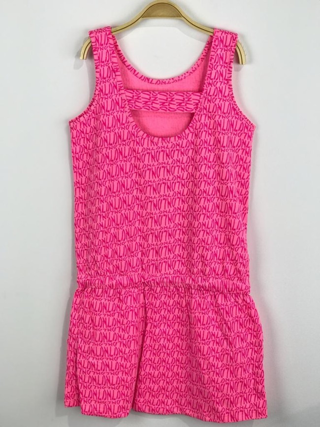 Losan Vestido Tiranta Letras