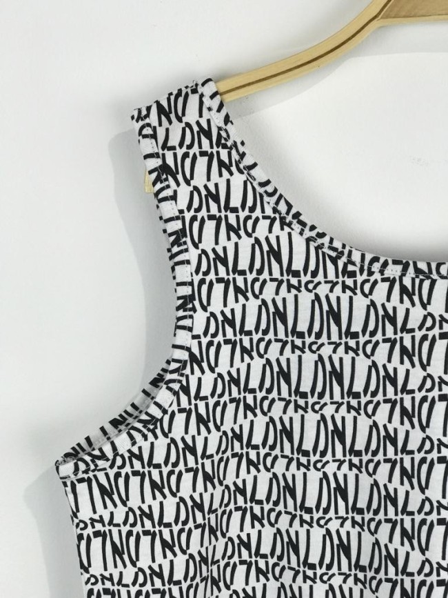 Losan Vestido Tiranta Letras