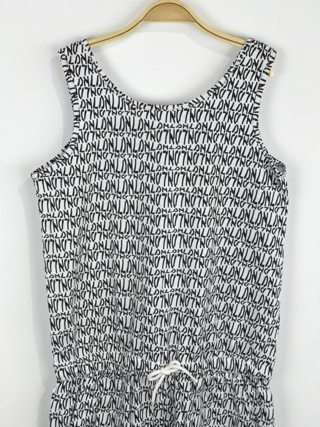 Losan Vestido Tiranta Letras
